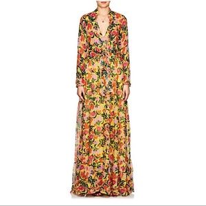 Saloni maxi floral dress